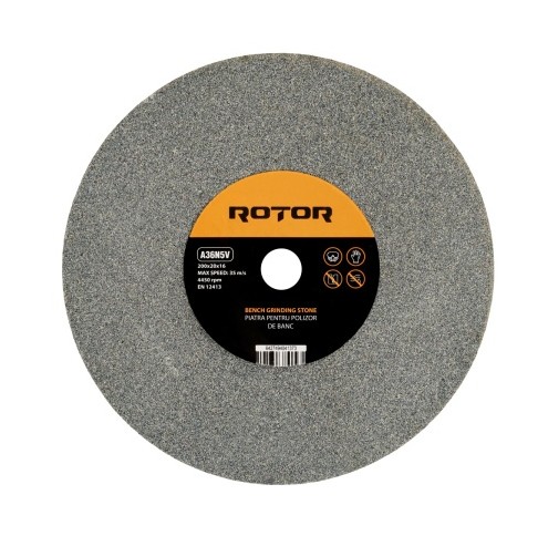 Piatra pentru polizor de banc 200x20x16 mm, granulatie A60