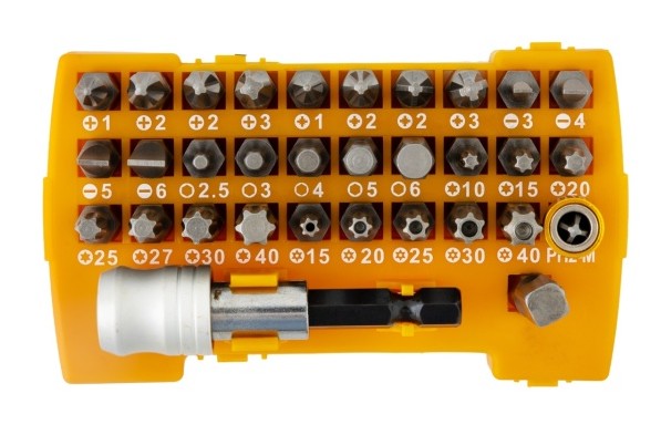 RBB32 Set biti de impact cu suport, 32 piese ROTOR