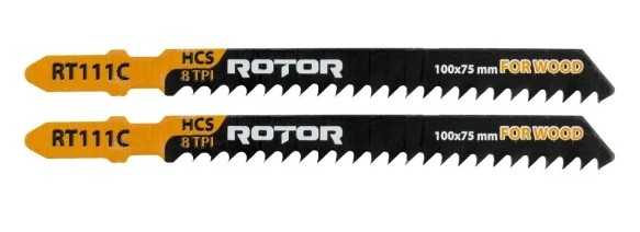 RT111C HCS set 2 buc Panza fierastrau pendular pentru Lemn, ROTOR