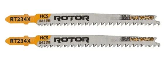 RT234X HCS set 2 buc Panza fierastrau pendular pentru Lemn, ROTOR
