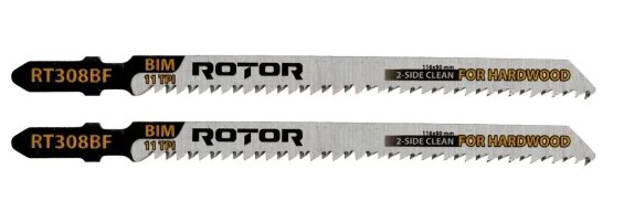 RT308BF Bi-Metal set 2 buc Panza fierastrau pendular pentru Lemn dur, ROTOR