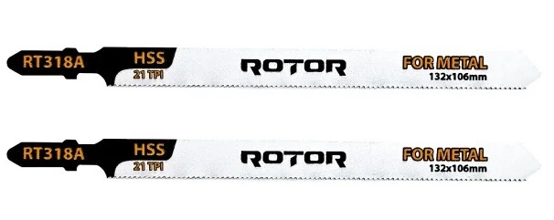 RT318A HSS Set 2 buc Panza fierastrau pendular pentru metal, ROTOR