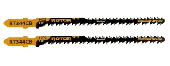 RT344CB DUBLA set 2 buc Panza fierastrau pendular pentru Lemn, ROTOR