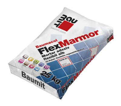BAUMIT BAUMACOL FLEXMARMOR ALB 25KG C2TES1
