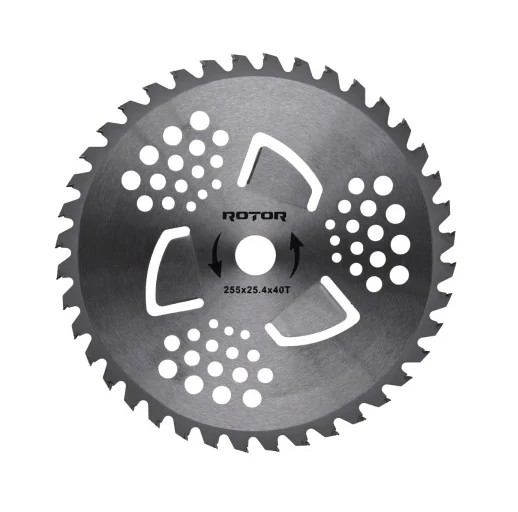 Disc motocoasa cu aripioare si dinti Vidia 40T 255x25.4x1.3mm Rotor