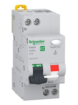 Siguranta SCHNEIDER DIF RCBO EASY9 Pro 1P+N 30mA 25A 6kA curba C