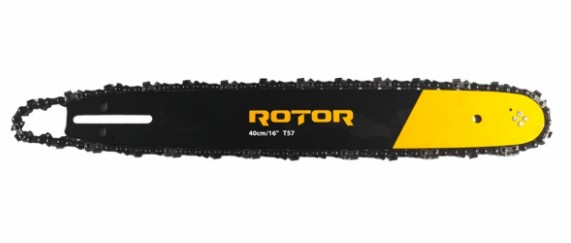 Set lama + lant 40 cm / 16'', pas 3/8, canal 1,3 mm, 28+ dinti, 57 pinteni, full-chisel, Rotor
