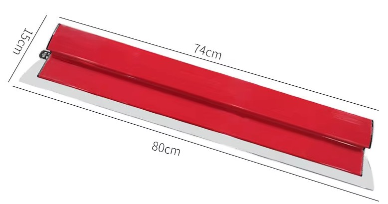 Gletiera profesionala lamela inox, 800x150x0.35 mm