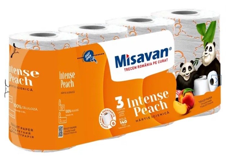 MSV HARTIE IG. PARFUMATA 3 STR PIERSICA 8/SET