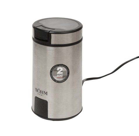 BCG-7120 Rasnita electrica cafea 200W, carcasa inox , lama otel inoxidabil - BOHM