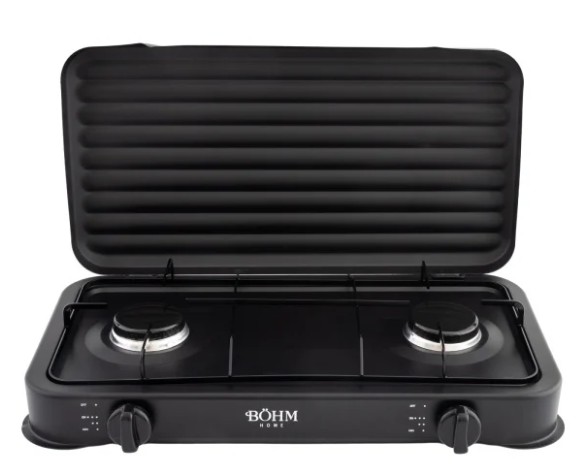 BG-M-002-B Aragaz cu capac 2 arzatoare, BOHM