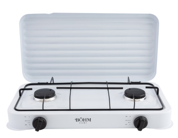 BG-M-002-W Aragaz cu capac 2 arzatoare, BOHM