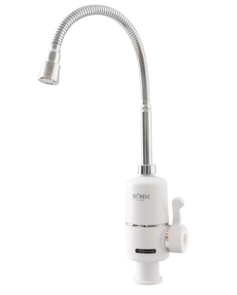 BY-24-3, Robinet electric cu pipa flexibila, 3kW si cablu 1.5m, BOHM
