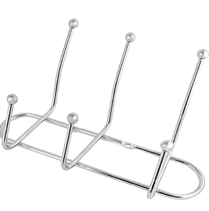 Cuier din Inox cu 3 Carlige