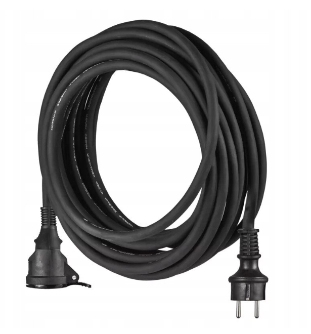Perlungitor cupla CP 3x1.5 10M cauciucat negru