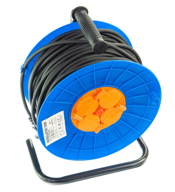 Derulator HEPOL 3x1.5mm 4P 50m