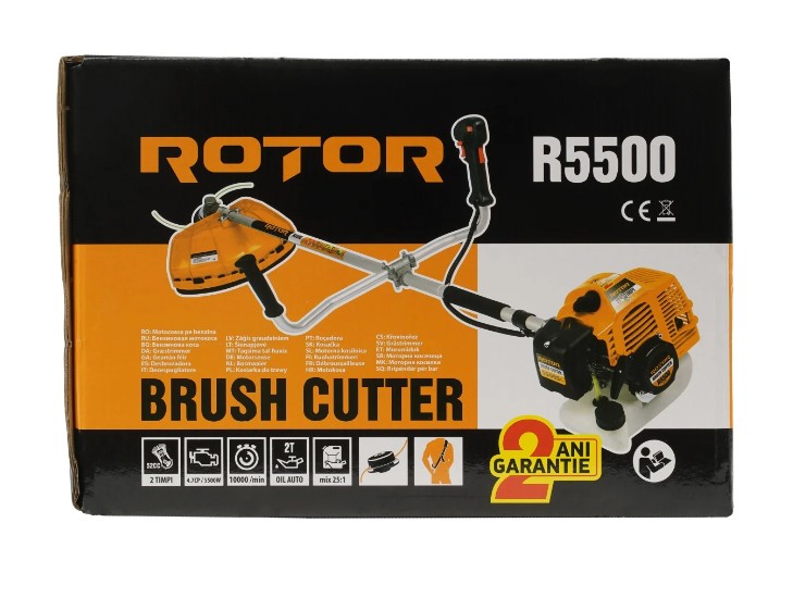 Motocoasa pe benzina R5500 ROTOR 4.7 CP , 5500 Watti