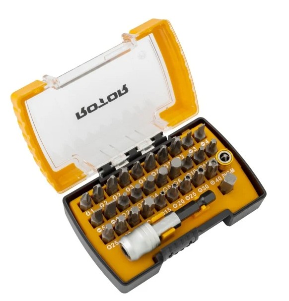 RBB32 Set biti de impact cu suport, 32 piese ROTOR