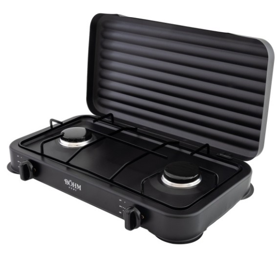 BG-M-002-B Aragaz cu capac 2 arzatoare, BOHM