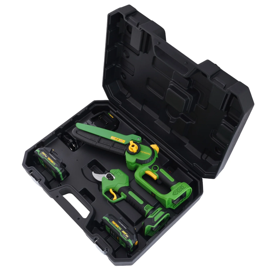 PP-FF-5 in 1 Set foarfeca si fierastrau cu lant cu acumulator , PARTNER PRO